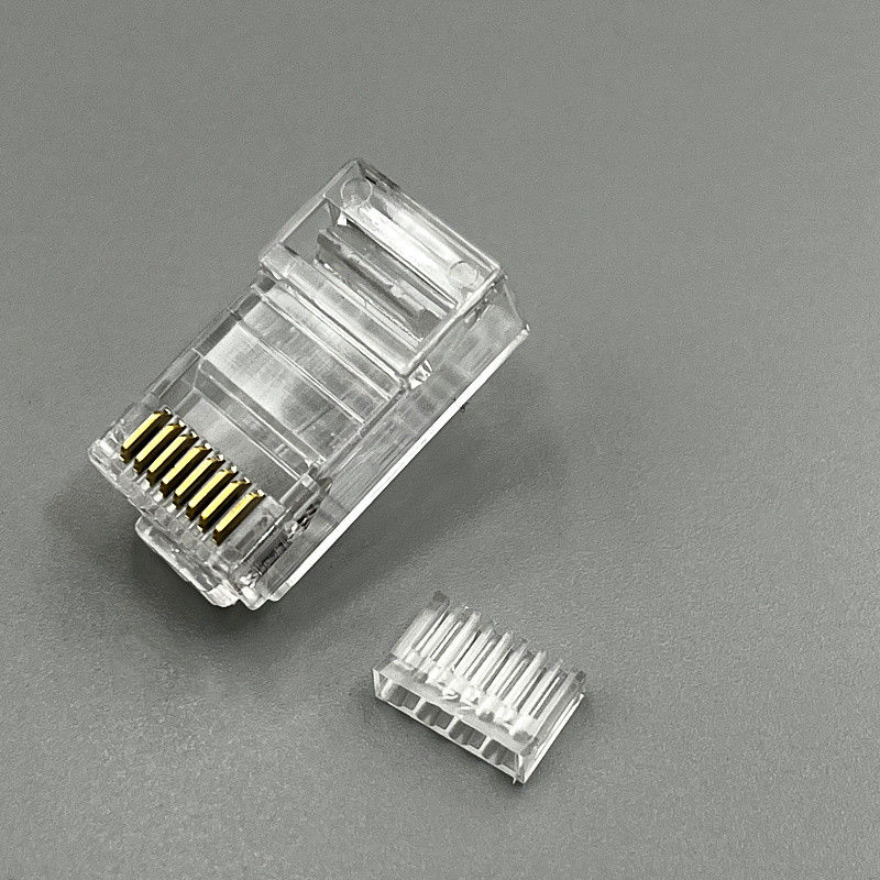 RJ45千兆網(wǎng)線六類水晶頭2件套 非屏蔽分體設(shè)計(jì)，打造穩(wěn)定網(wǎng)絡(luò)連接